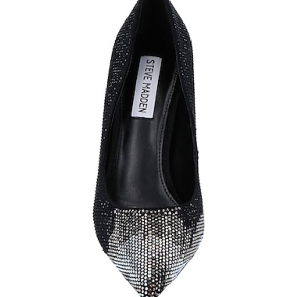 Steve Madden Trala Rhinestone Pumps( DISCOUNTED few stones missing) - Picture 3 of 5
